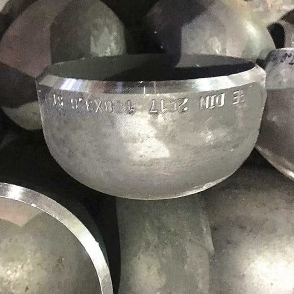 Carbon steel pipe caps