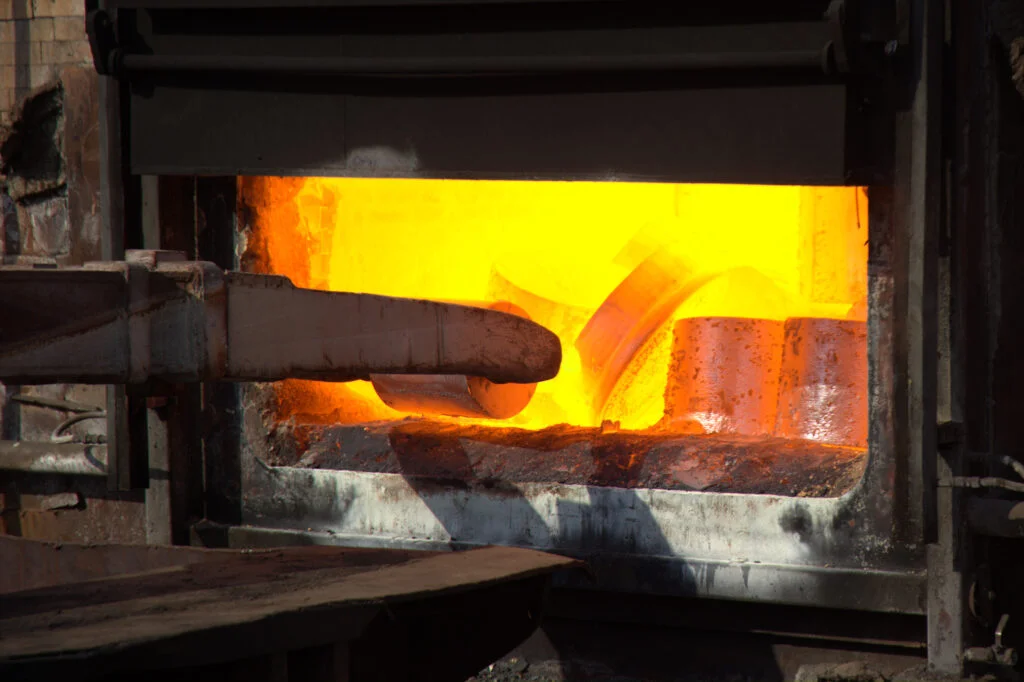 heat treatment of flange