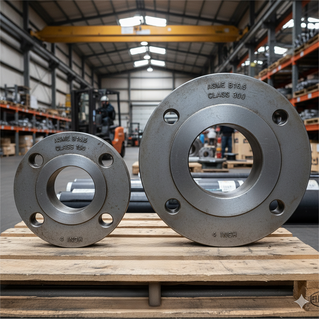 ASME B16.5 Class 300 vs Class 150 Steel Flanges