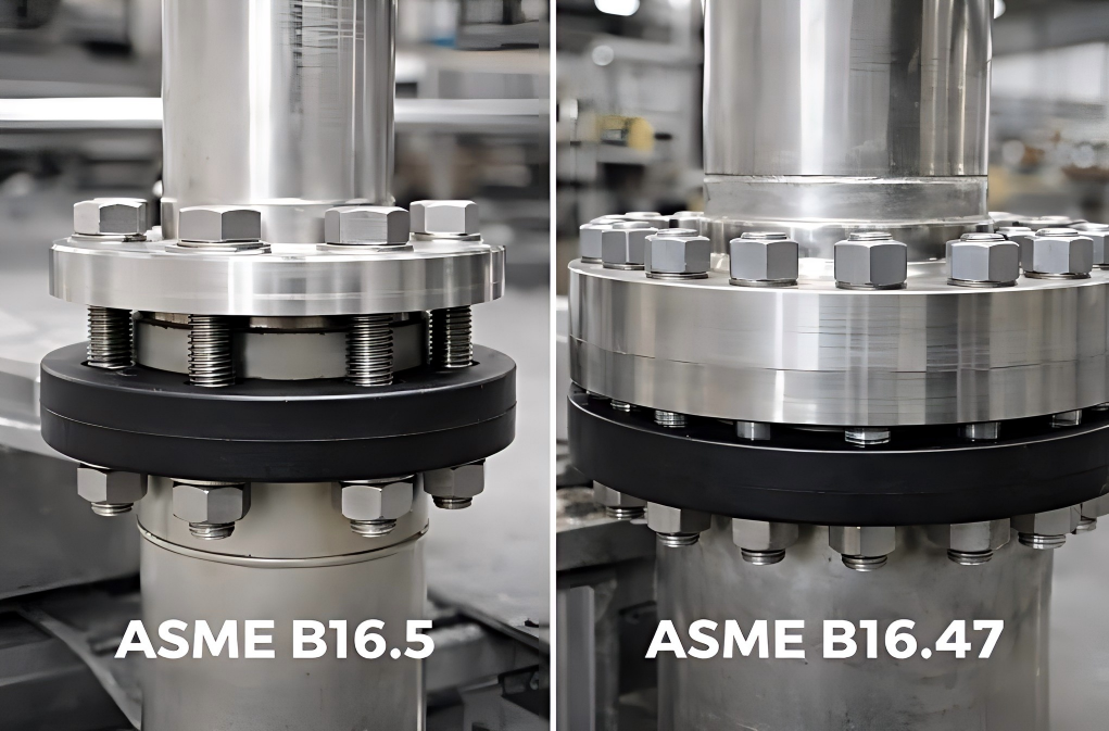 ASME B16.47 Flange vs. B16.5 flanges