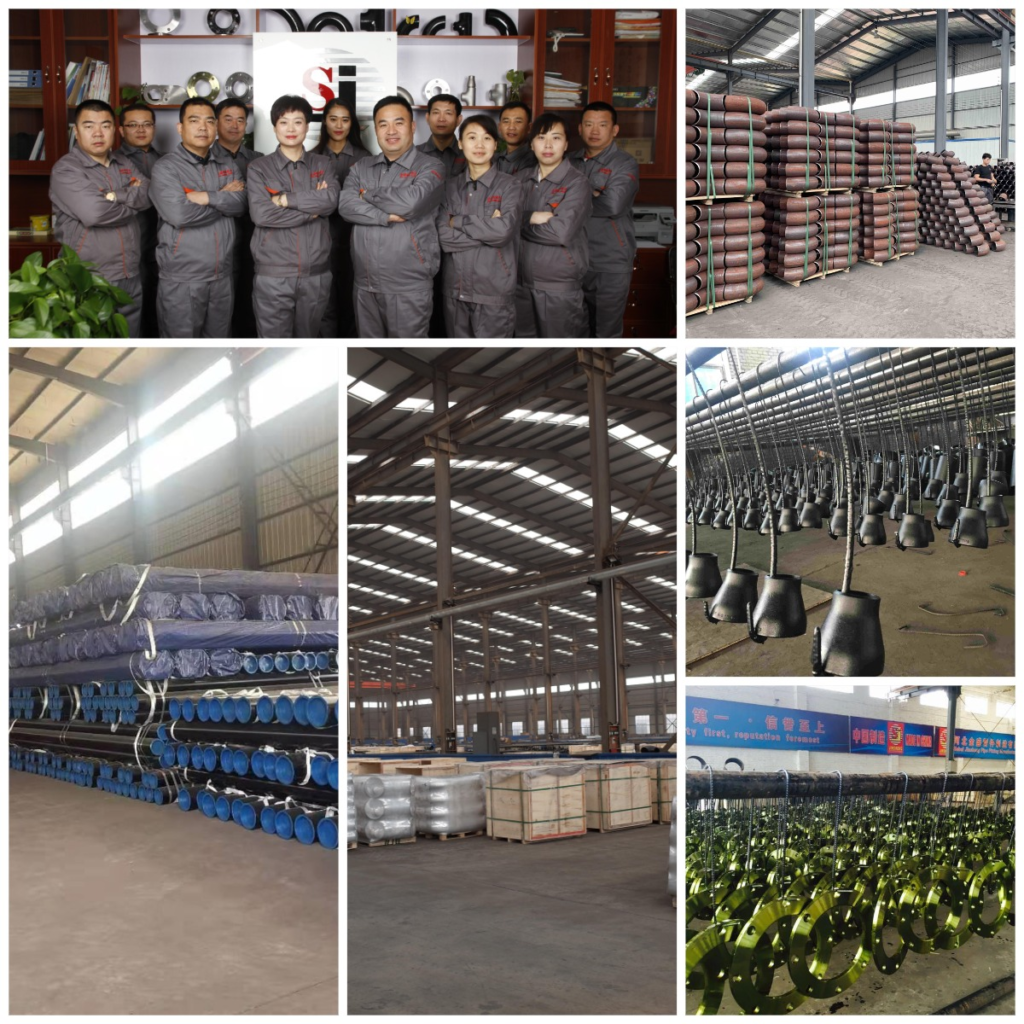 industrial steel pipe fitting and flange factory