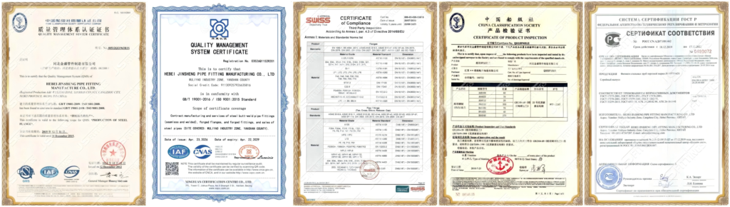 JS FITTINGS Global Certifications & Standards