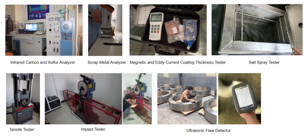 steel pipe fitting Advanced NDT and Dimensional Precision