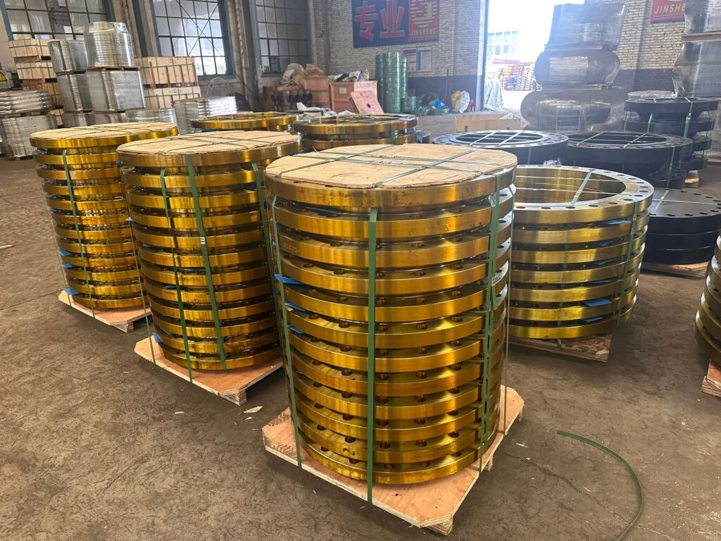 ASME B16.5 carbon steel flange for water treatment projects