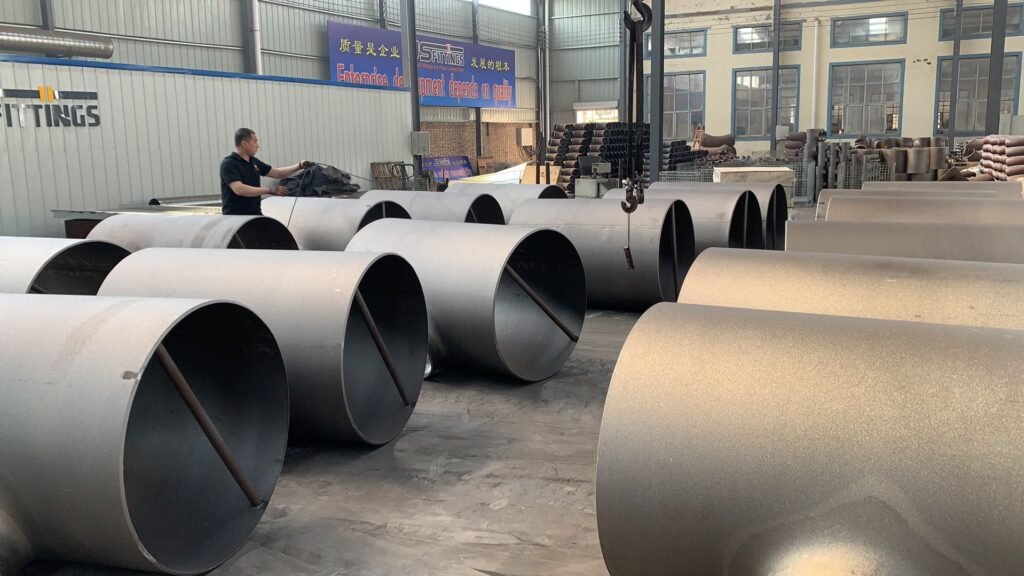 asme b 16.9 A234 WPB buttweld tee supplier